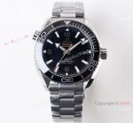 (VS)Best Replica Omega Planet Ocean 600M Stainless Steel Black Ceramic Watch 43.5mm